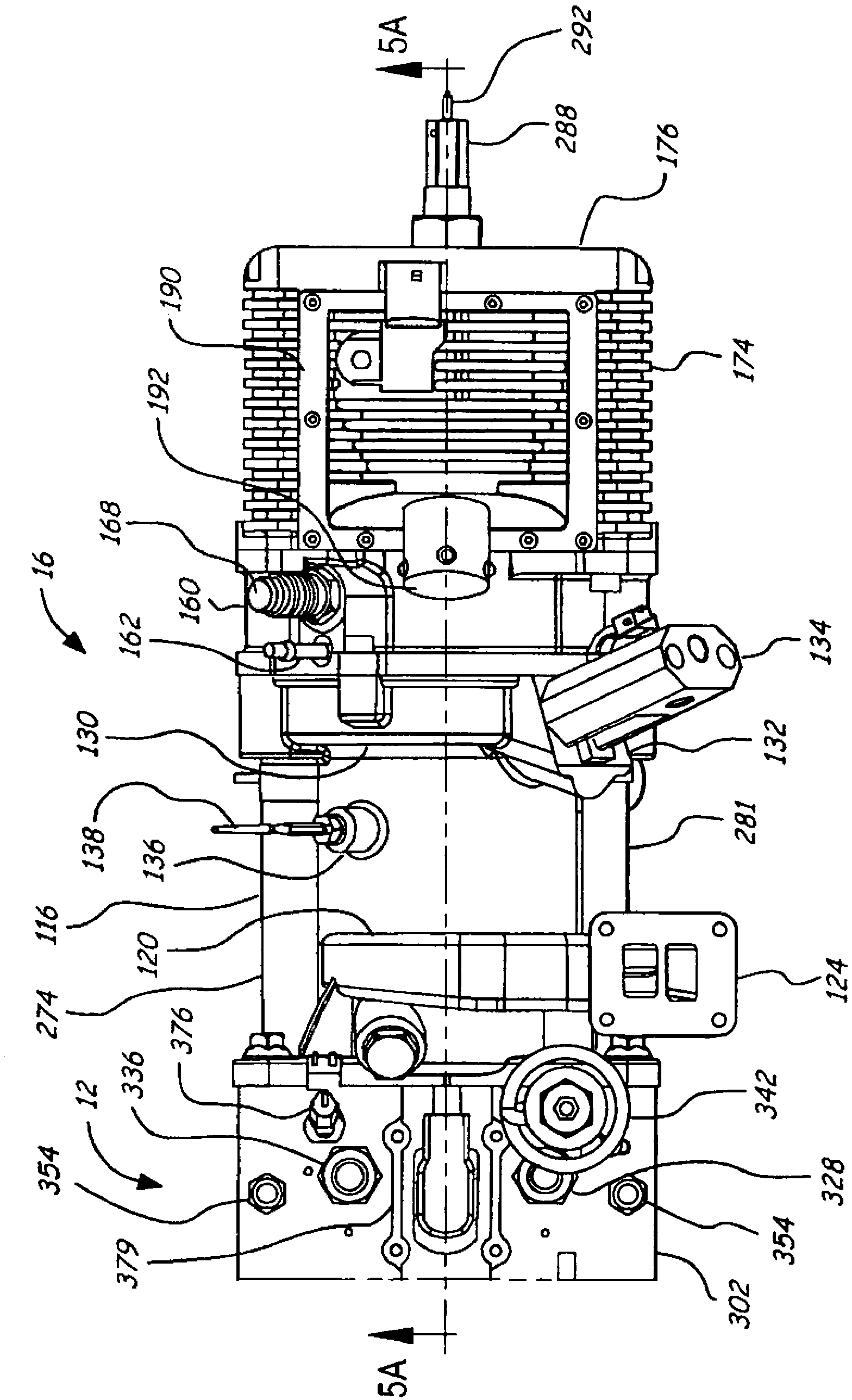 Position sensor of free piston engine