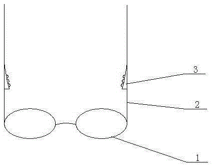 Spectacle frame with physiotherapy function