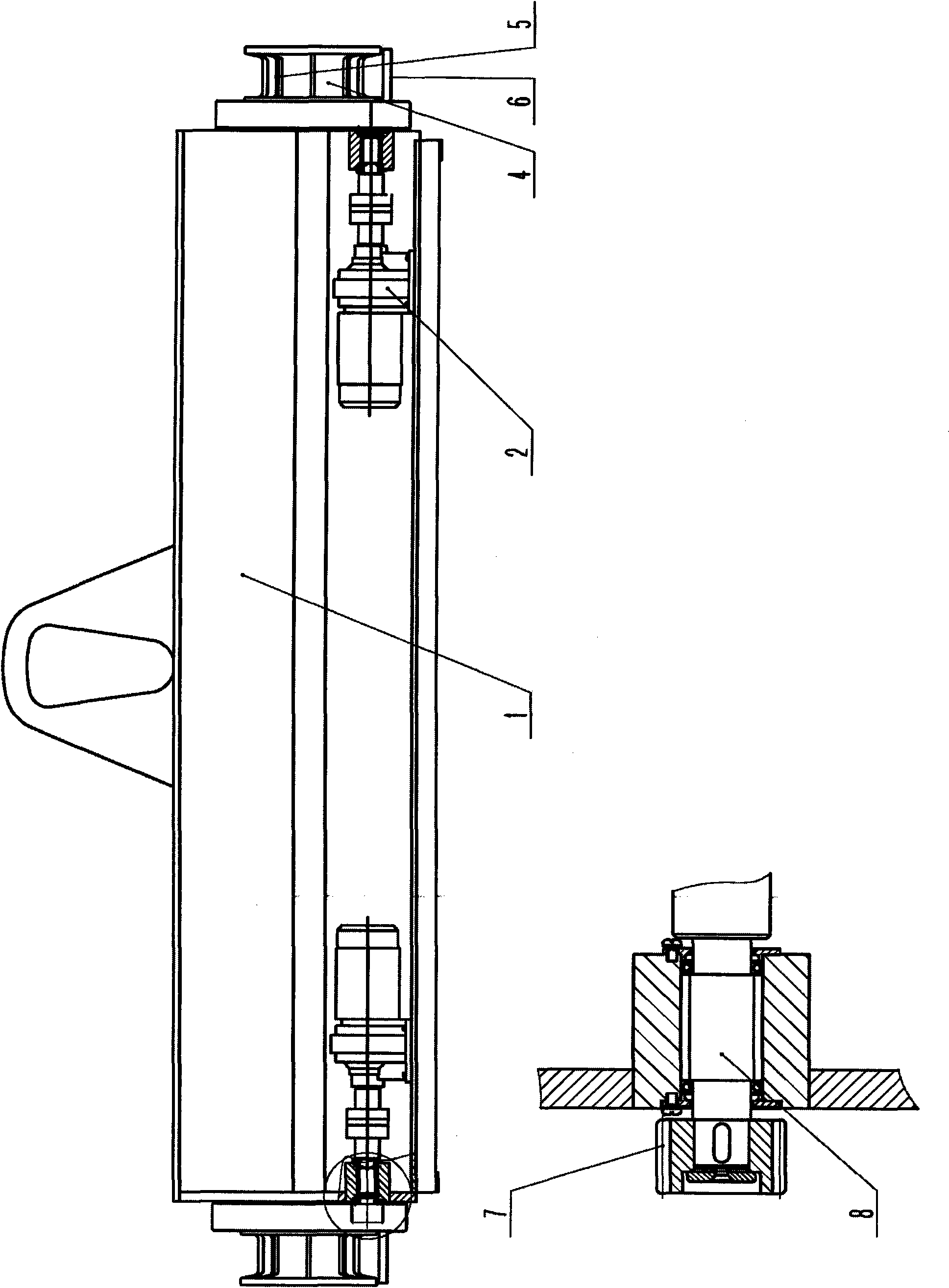 Rolling-over hanger