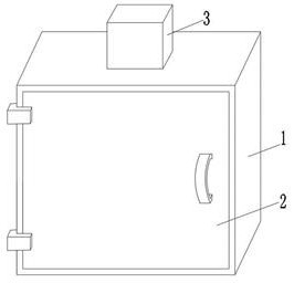 Glass bottle forming device based on medical apparatus and instrument processing