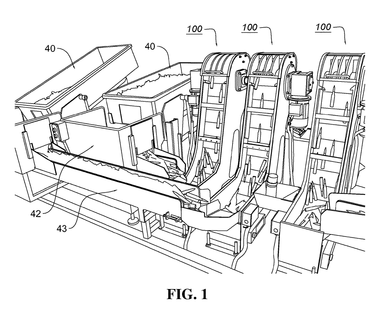 Apparatus for arranging and transferring ammunition using controlled magnetic force