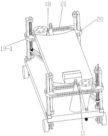 Nuclear magnetic resonance medical diagnosis movable bed