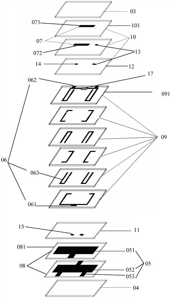 A laminated chip power distribution module and its manufacturing method