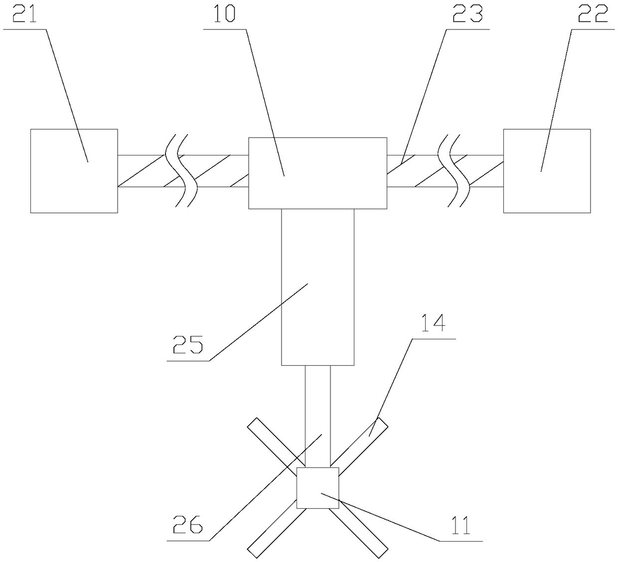 Uniform-heating organic garbage drying equipment with dredging function