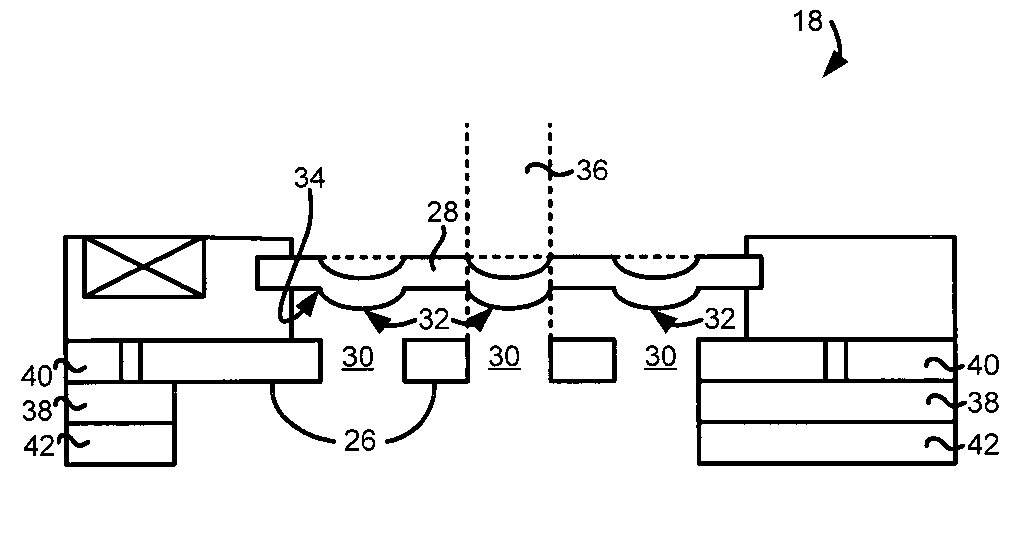 Microphone with irregular diaphragm