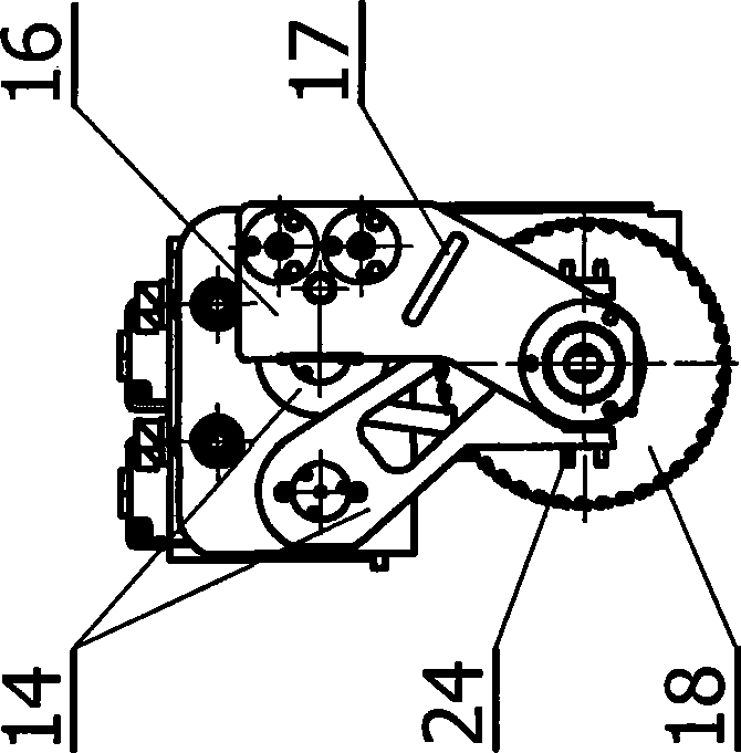 Mandrel structure of circular saw machine for preferably cutting timber in longitudinal direction