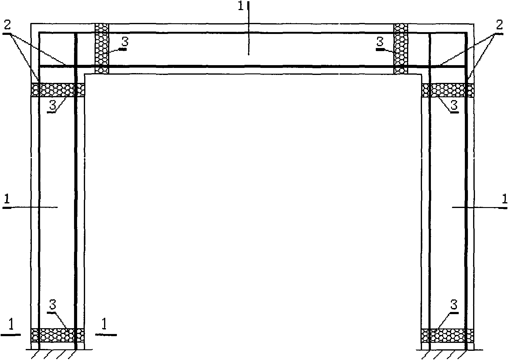 Method for improving FRP tendon concrete structure ductility