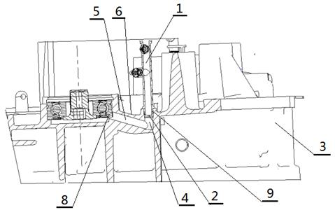 Gearbox reverse gear bearing hole lubricating oil duct structure