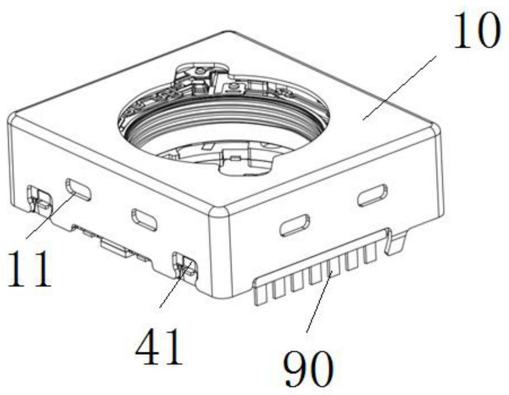 Anti-shake structure, anti-shake system and camera device