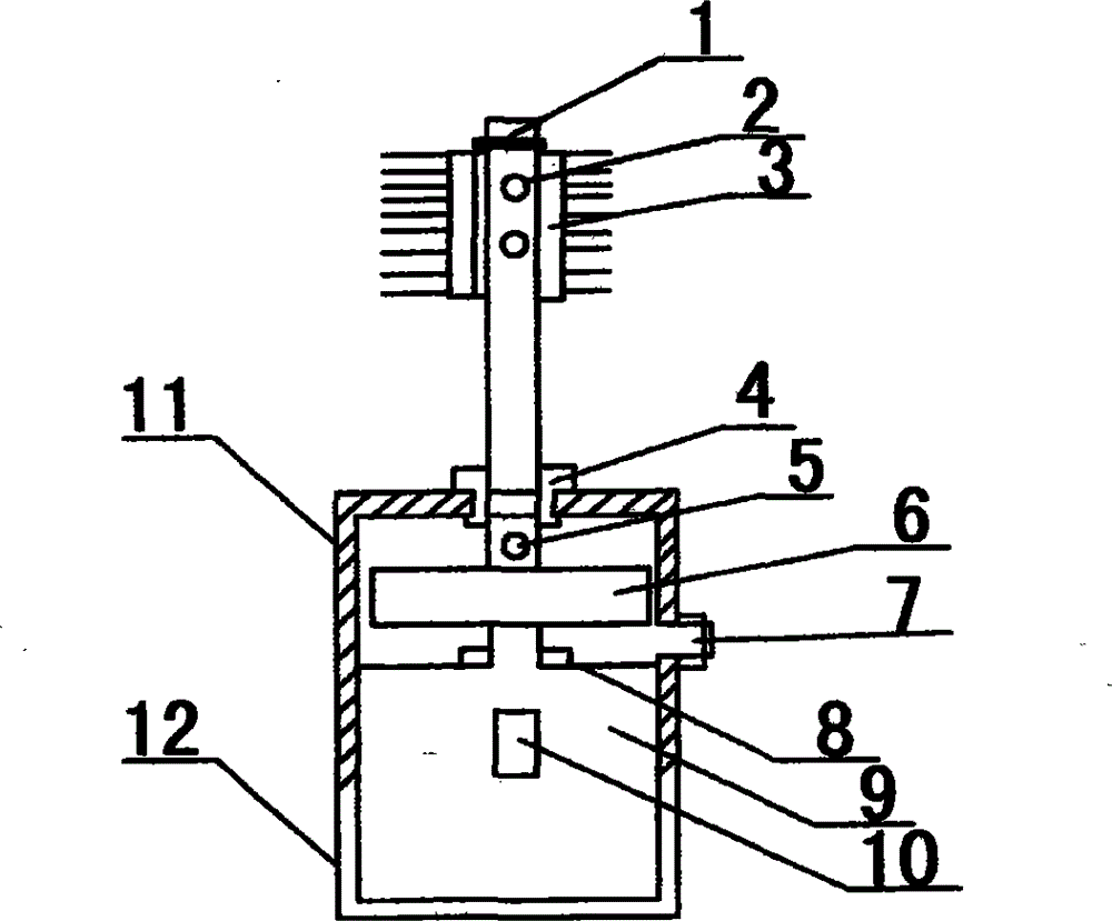 Novel tooth cleaning machine