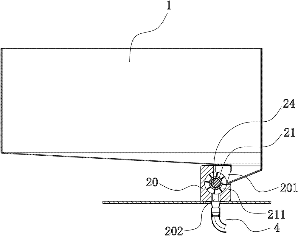 Hopper device of steel ball sorting machine