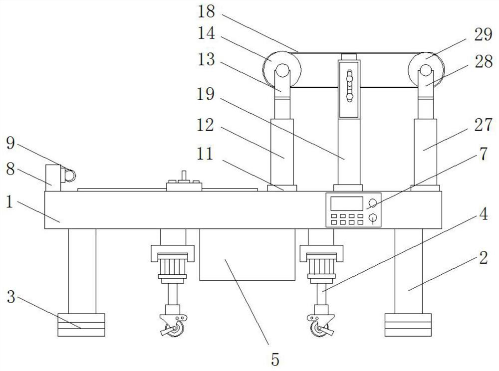 Tensile strength detection machine for testing composite cable