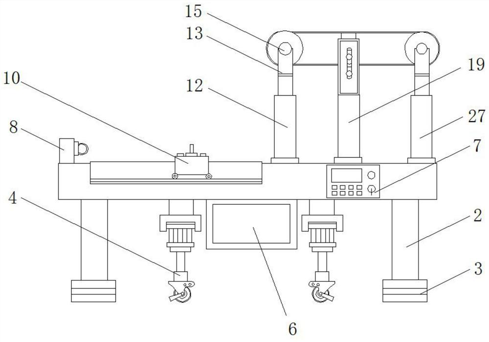 Tensile strength detection machine for testing composite cable