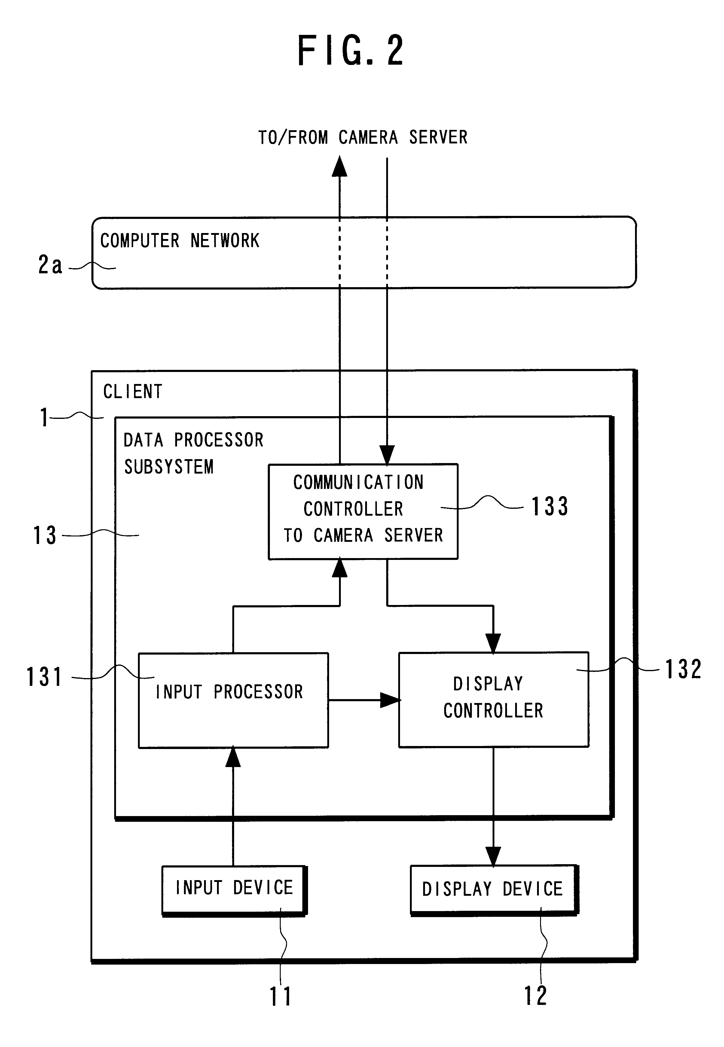 Remote-controlled camera-picture broadcast system