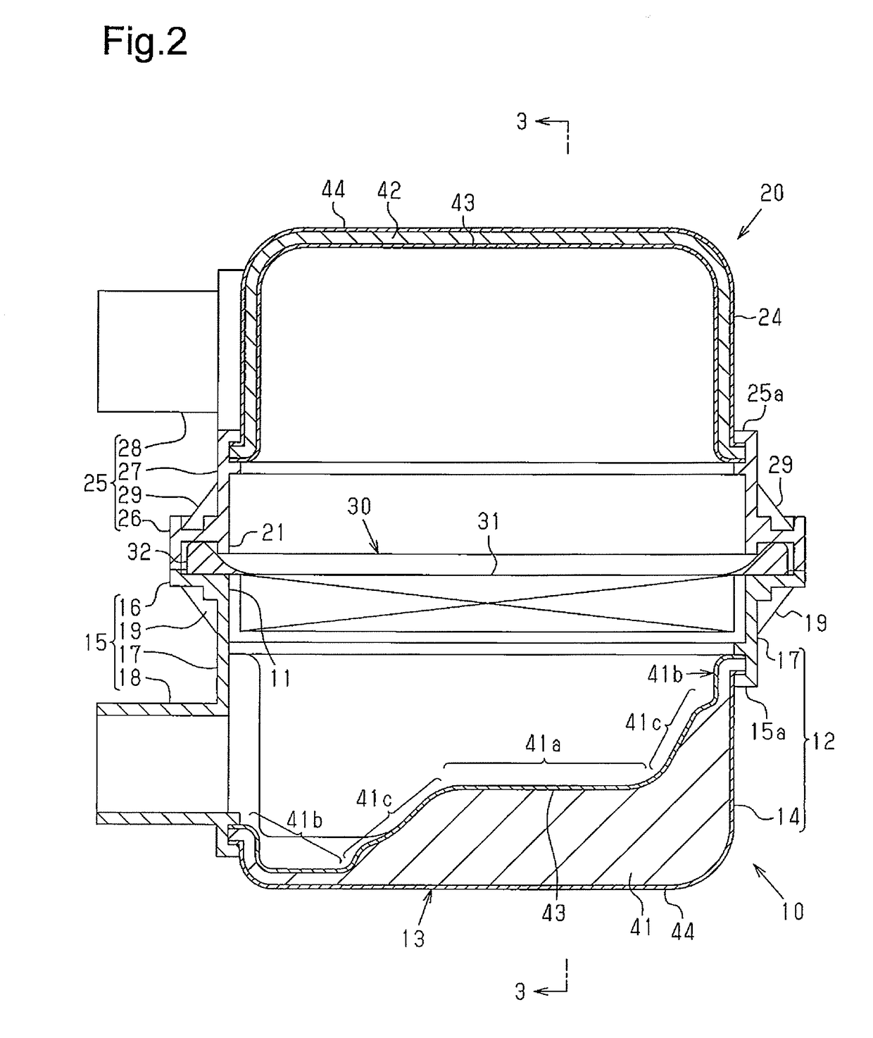 Air cleaner for internal combustion engine