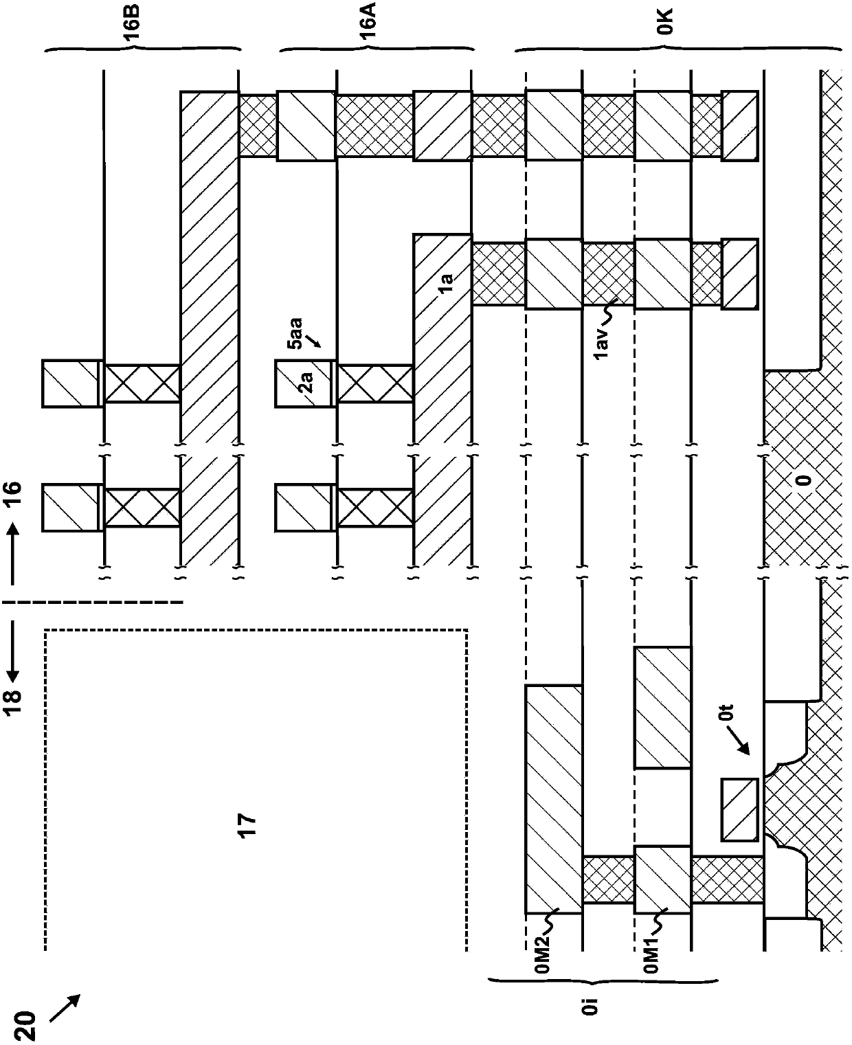 Three-dimensional memory (3D-M) with integrated intermediate circuit chip