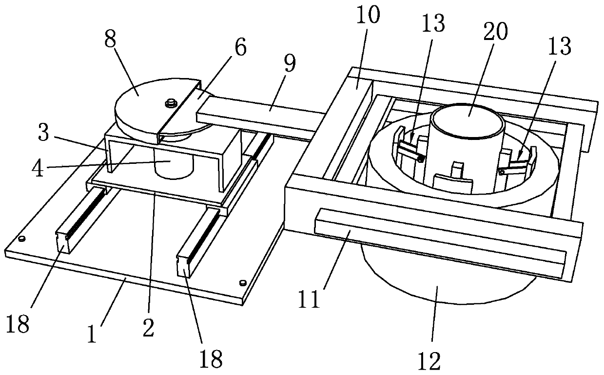 Installation device and construction method of steel casing for drilling piles in sandy soil foundation