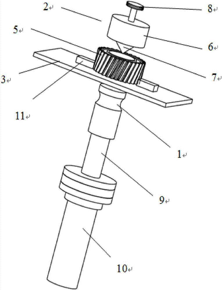 Adjustable reflection type ultrasonic shot peening strengthening device for surface of inner hole