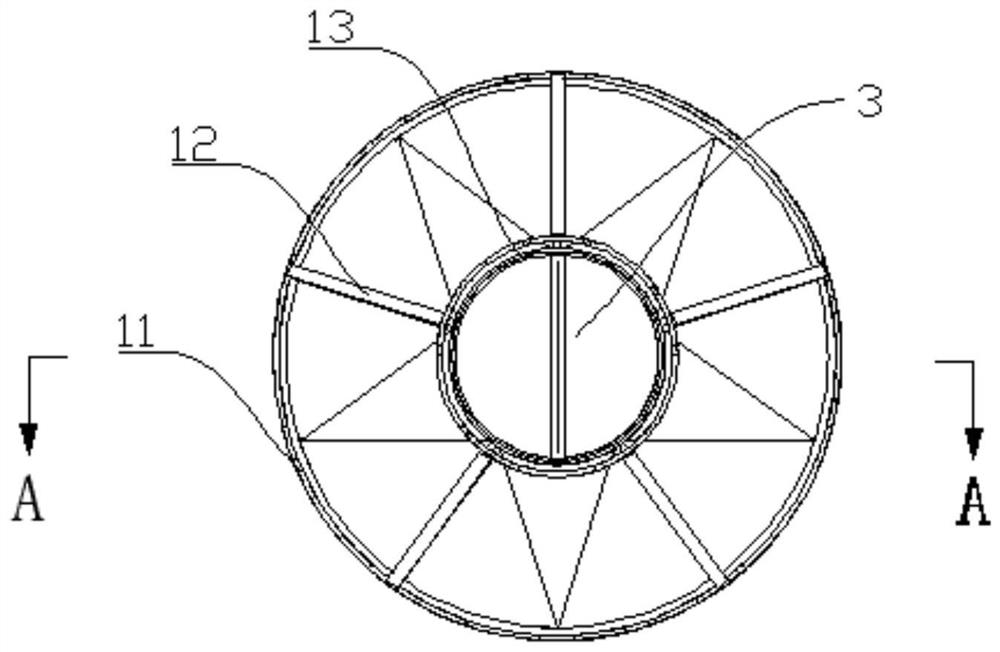 Bronchus one-way valve stent