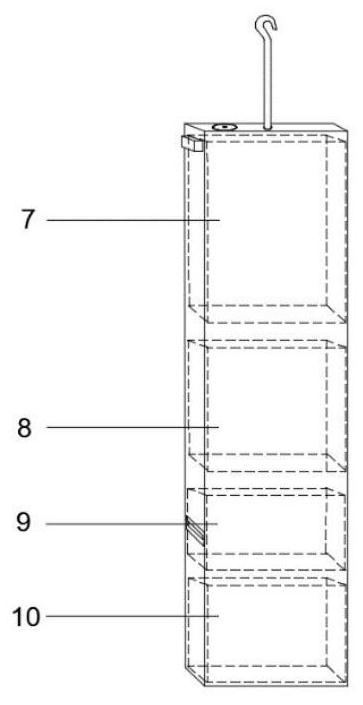 Tunnel vault settlement monitoring and early warning device and method