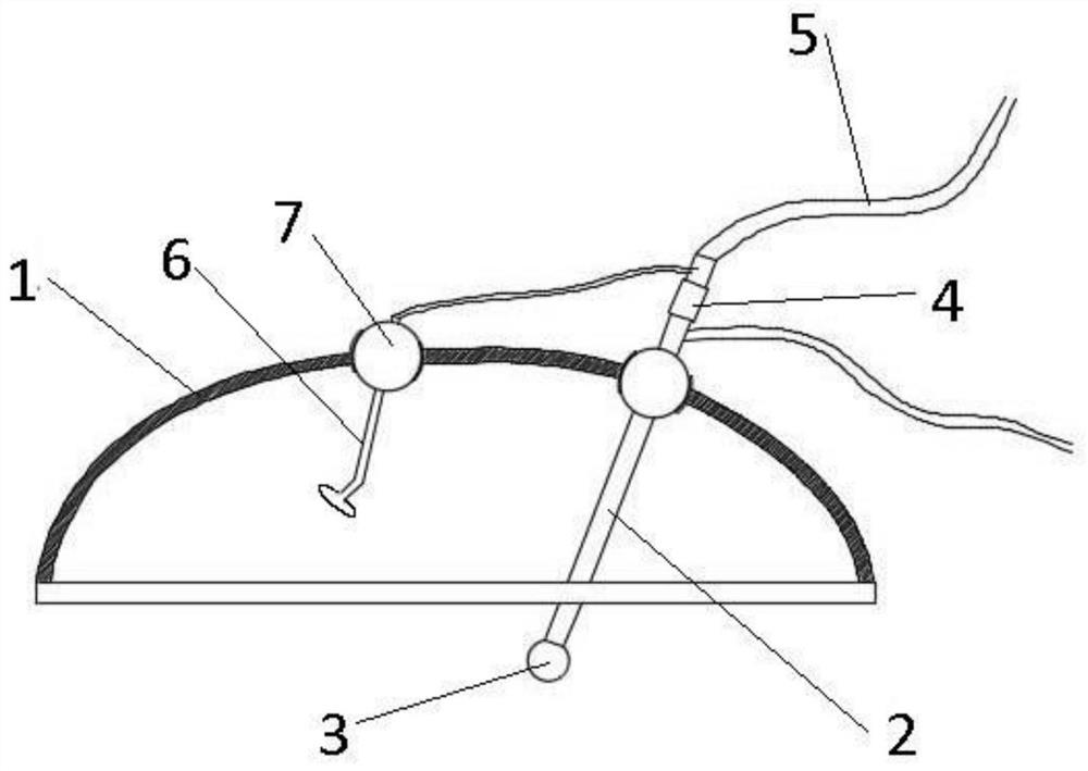 Breathing mask and artificial respirator with same