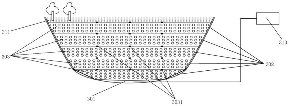 Method and structure for sealing and storing carbon dioxide by using strip mine pit and mining method