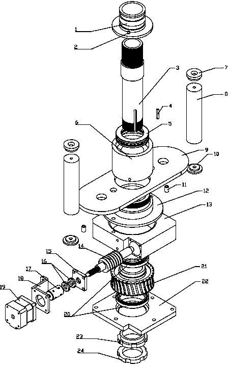 Automation device for testing wind sensor