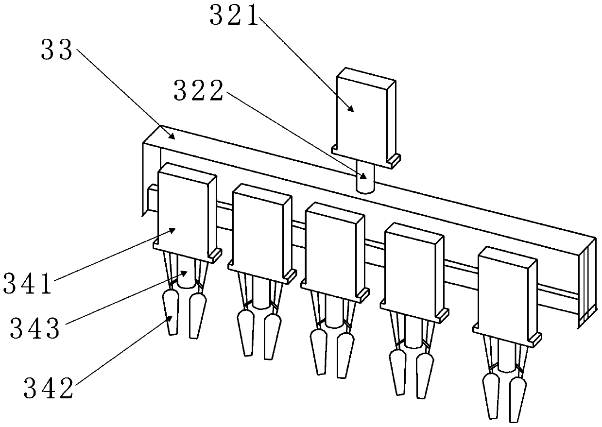 Automatic plug-tray seedling transplanting device