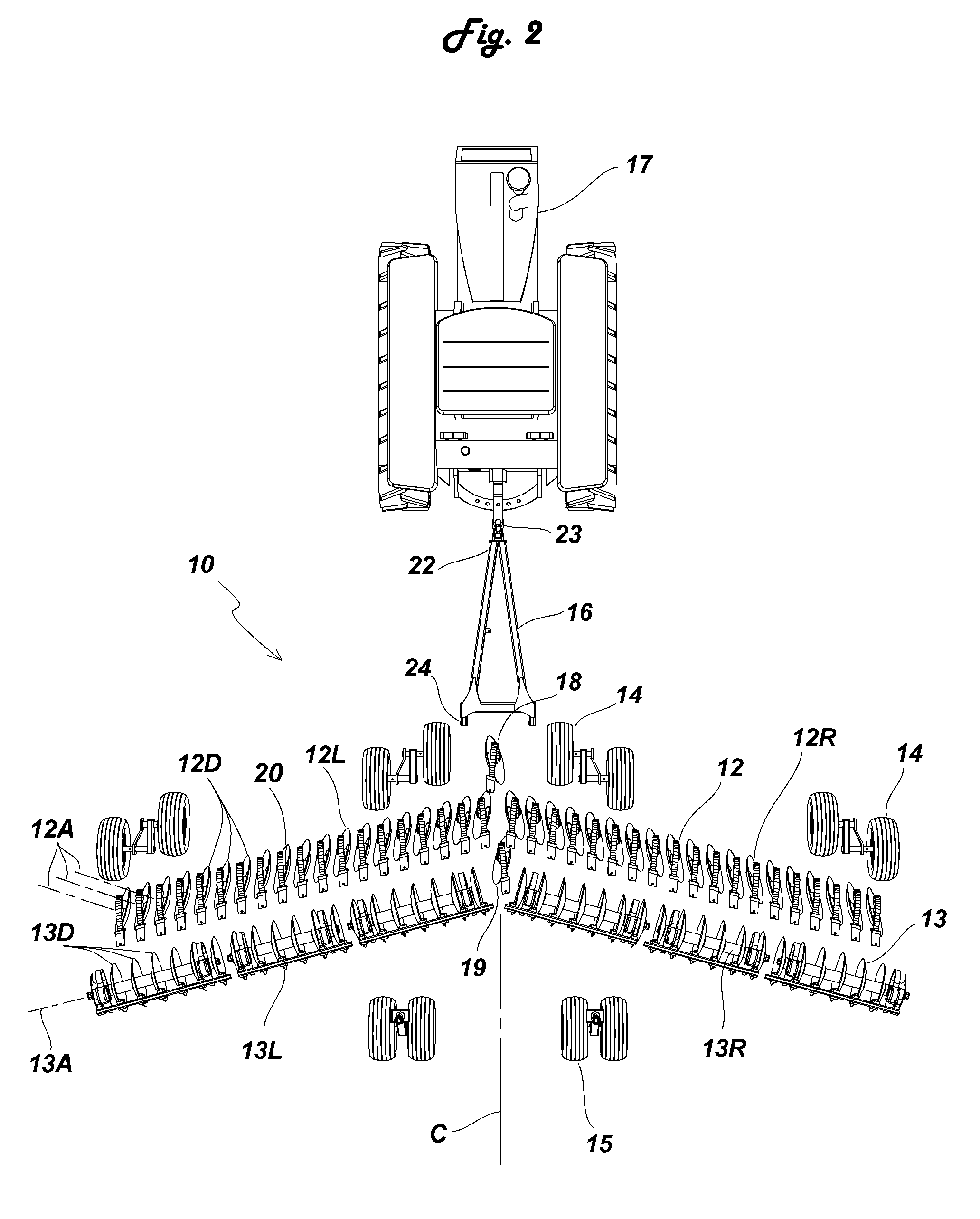 Blade arrangement for disk harrows