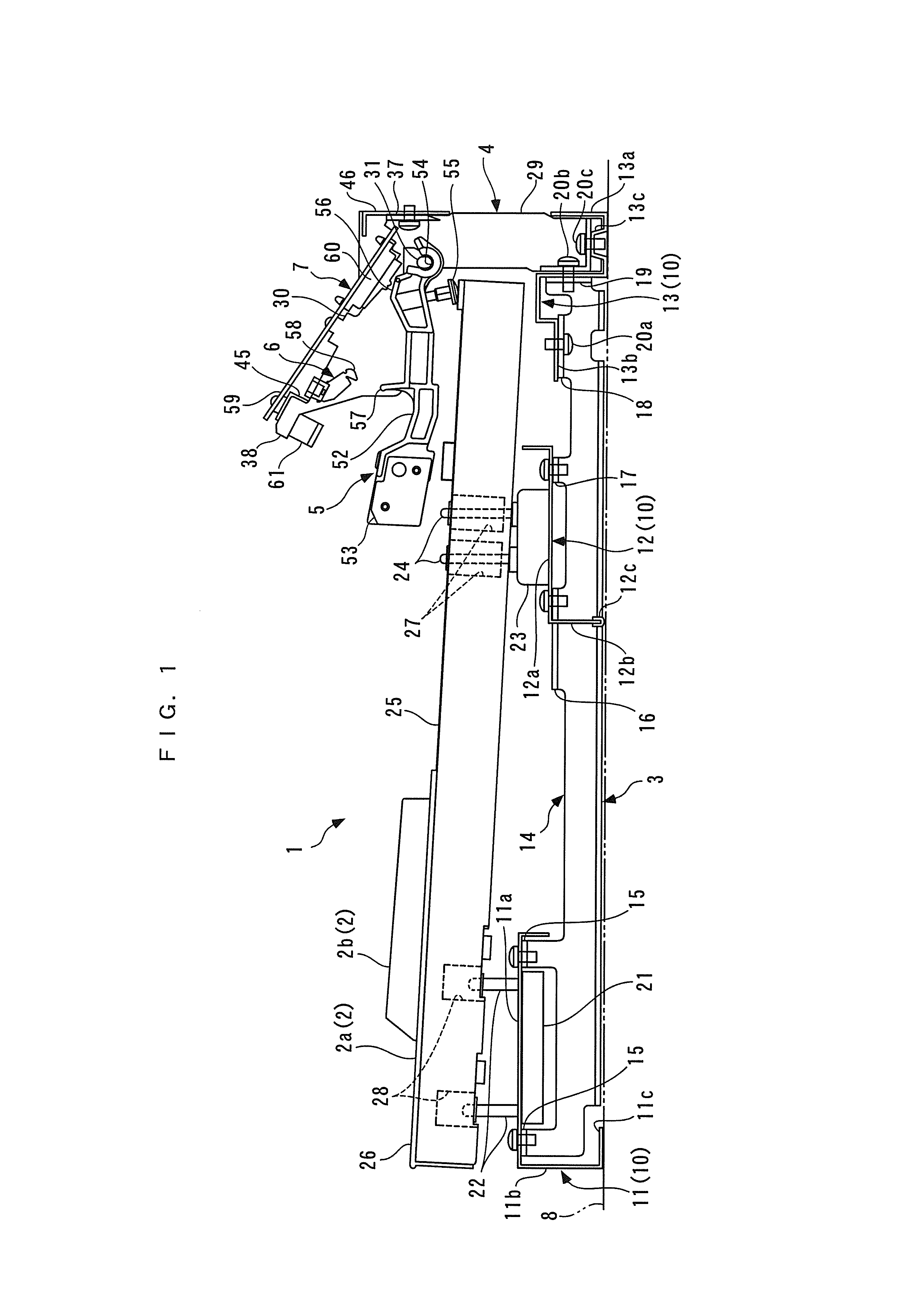 Keyboard device for electronic keyboard instrument