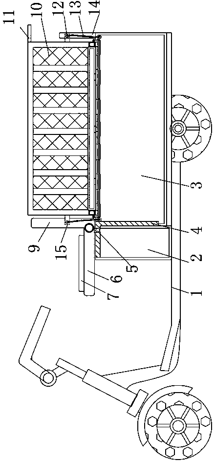 Electric tricycle convenient to fold and store