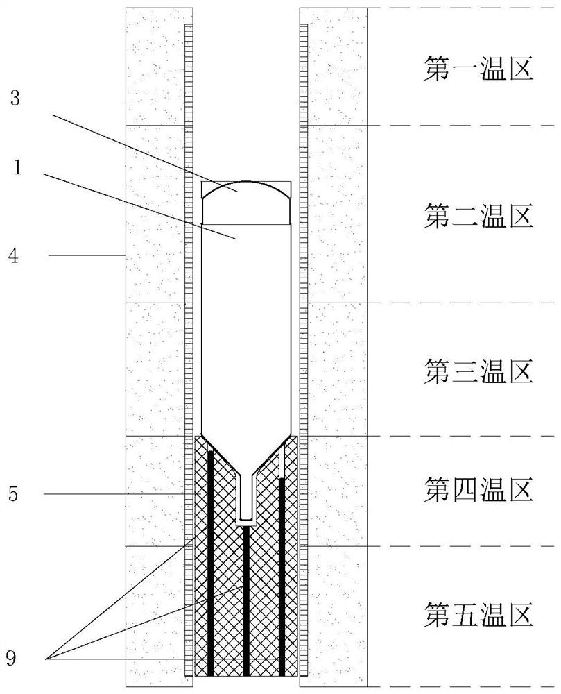 A kind of preparation method and device of indium antimonide single crystal