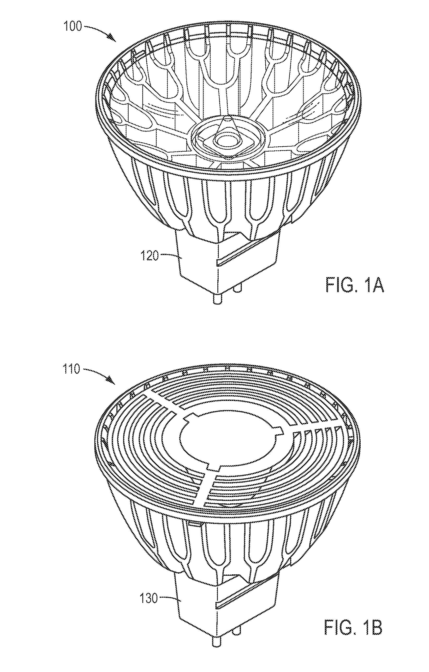 Illumination source with direct die placement