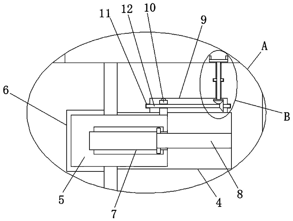 A mounting mechanism of a battery pack of a new energy vehicle