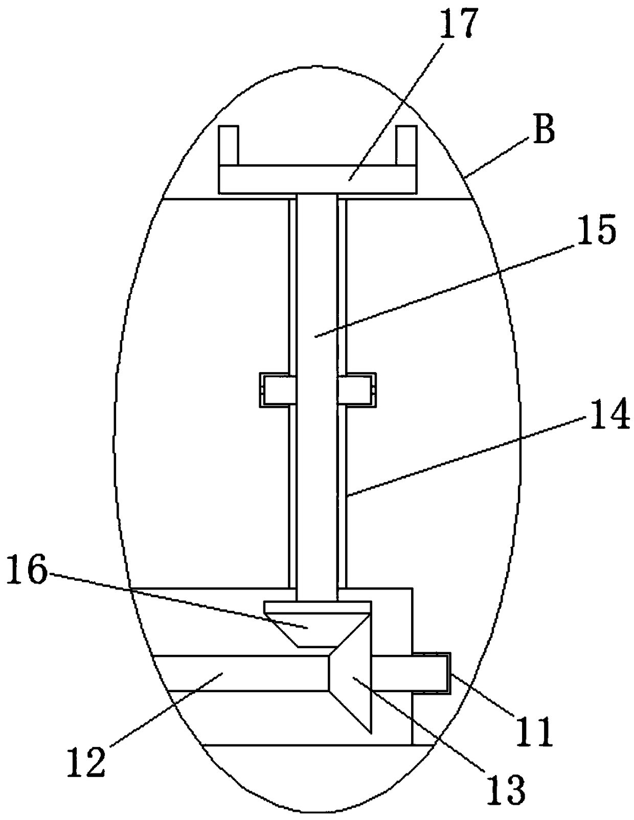 A mounting mechanism of a battery pack of a new energy vehicle