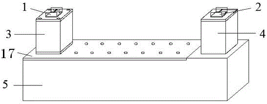 Beam length variable simply supported beam and continuous beam self-vibration characteristic test platform