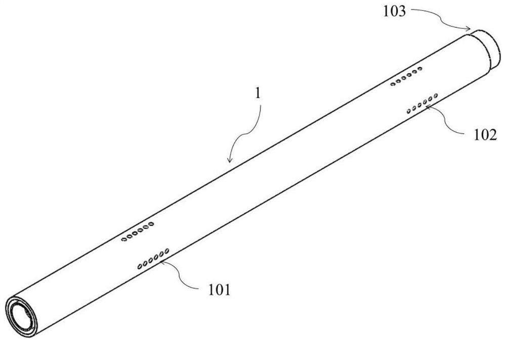 Multi-stage oil-water separation and same-well injection-production device in horizontal well