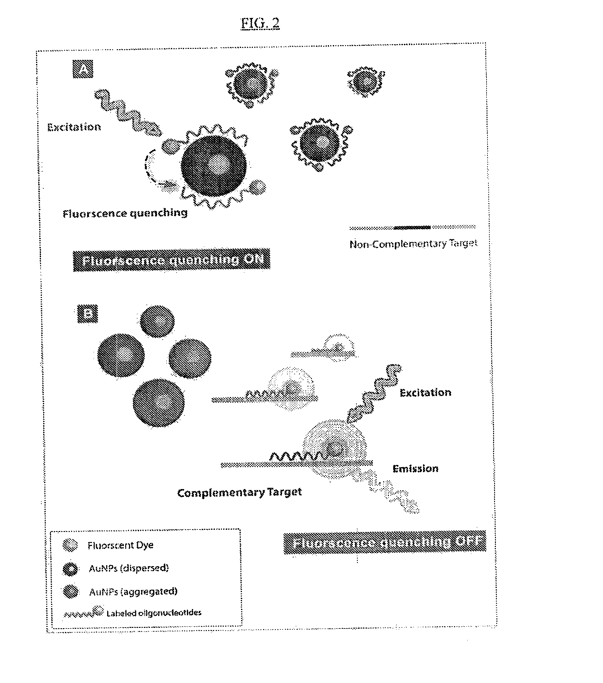 Detection of nucleic acids using unmodified gold nanoparticles