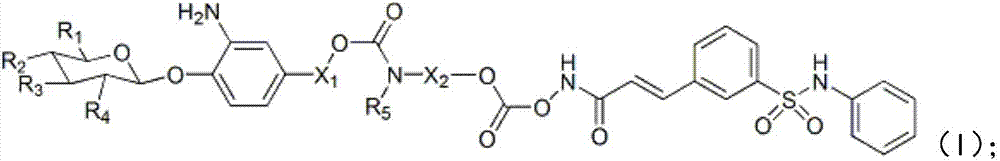 Belinostat derivative based on formic acid, and preparation method and applications thereof