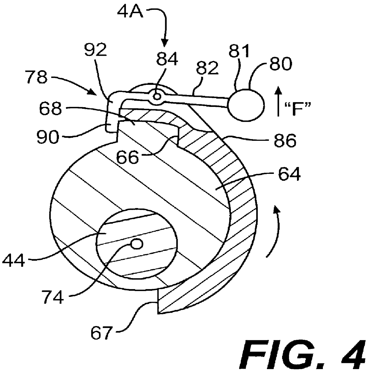 Adjustable crankpin throw structure having improved throw stabilizing means