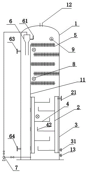 Carrier gas evaporator