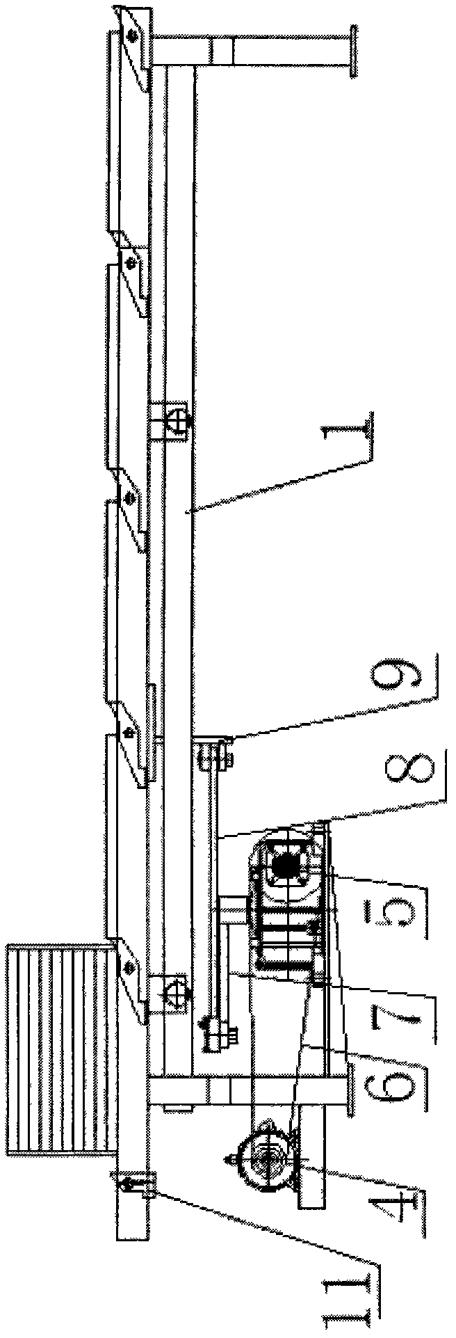 Plate conveying mechanism based on building block forming machine