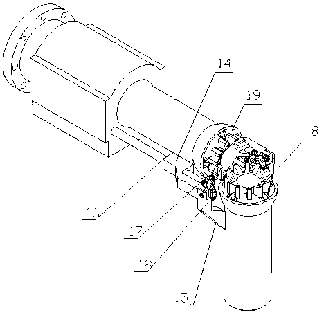 Electric sleeve and control system special for high-voltage hot-line work robot