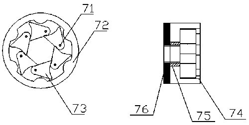 Electric sleeve and control system special for high-voltage hot-line work robot