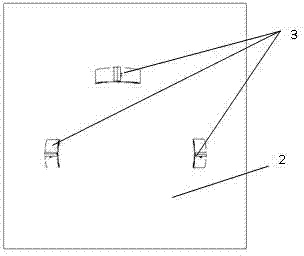 Slope erecting platform for manually simulated rainfall unit