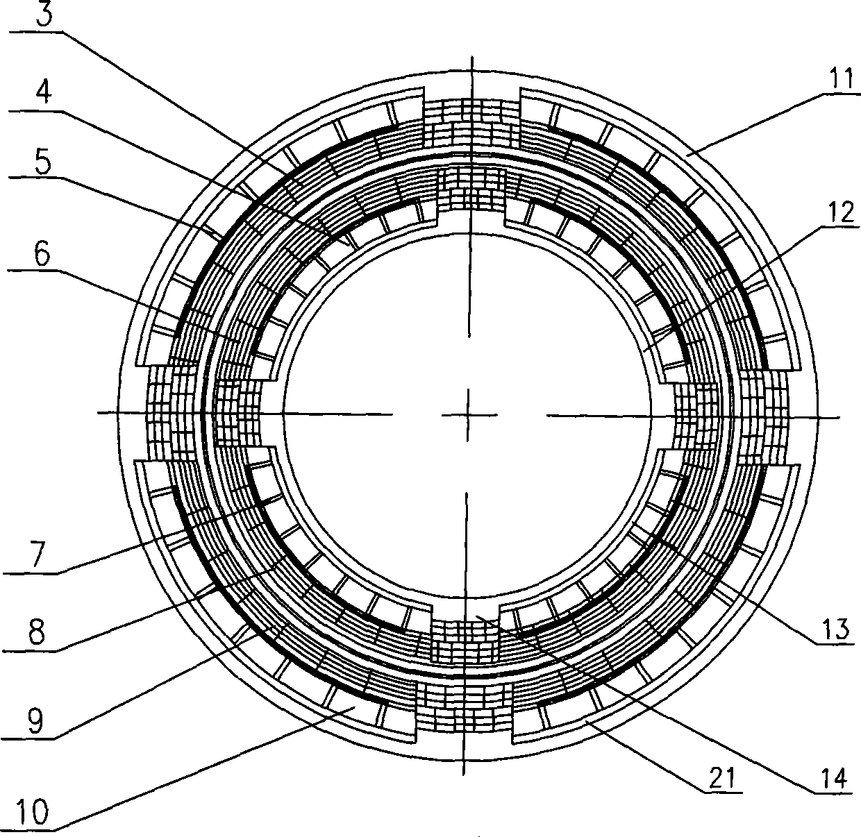 Rotary transformer with relatively small output common ground error