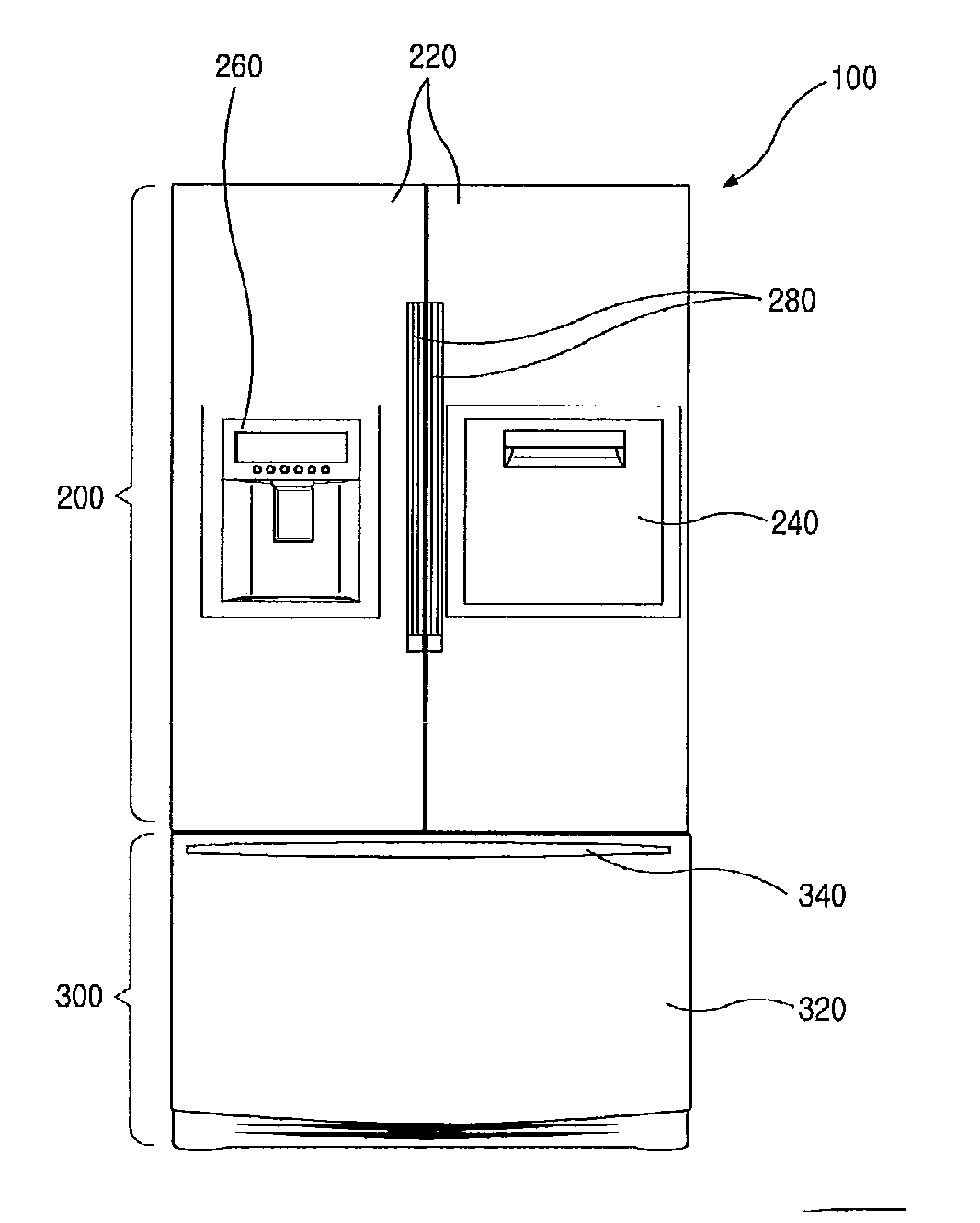 Refrigerator and refrigerator door