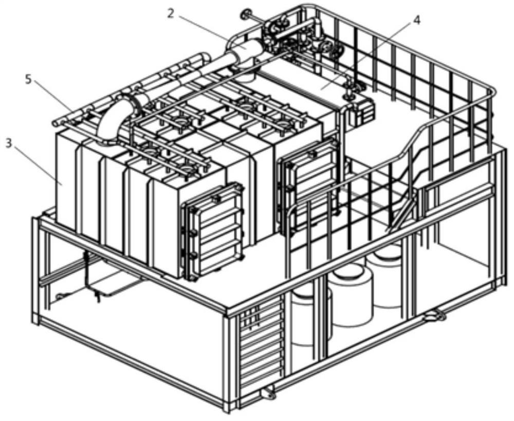 Seawater desalination treatment system and method