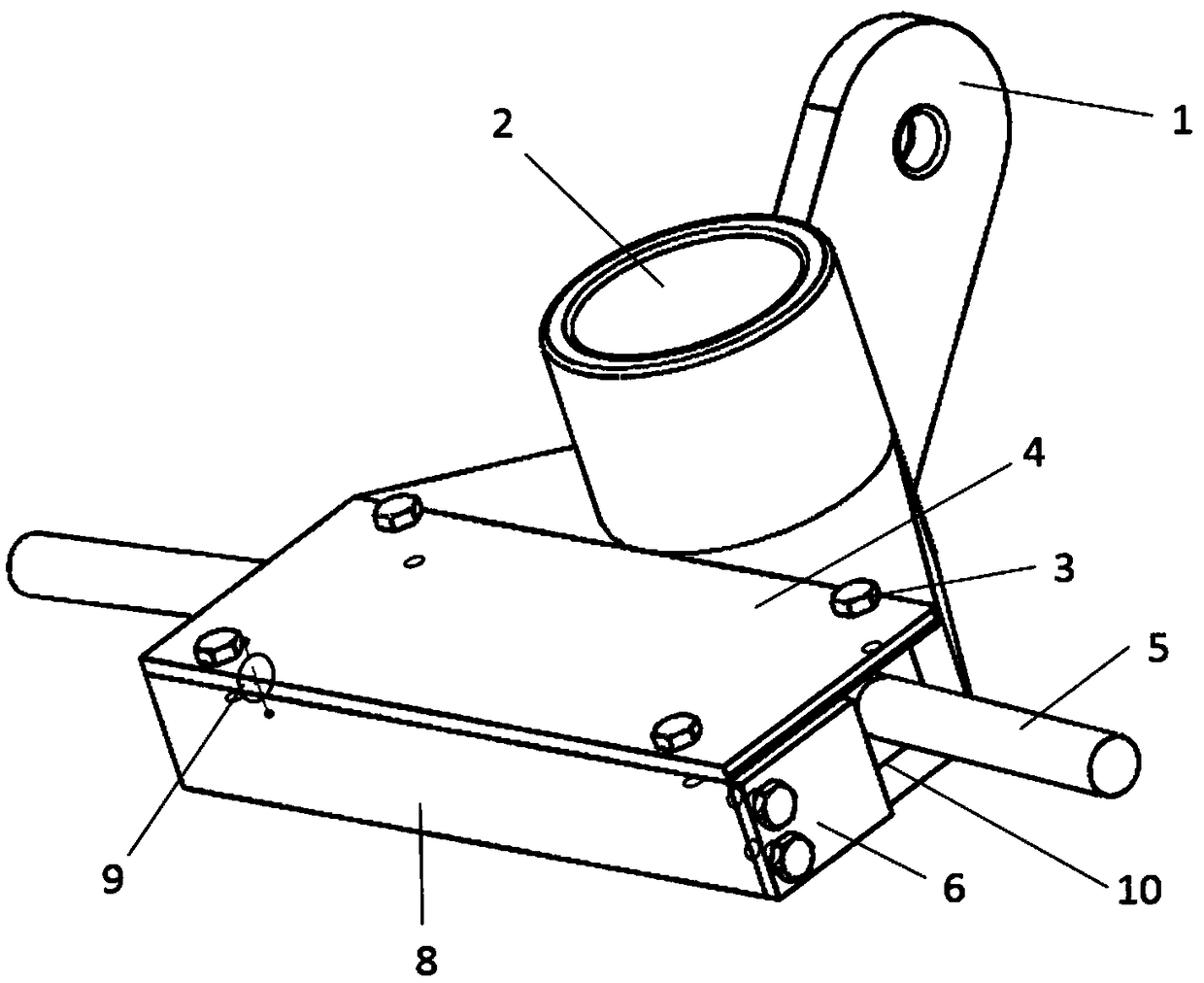 CFRP inhaul cable self-heating joint