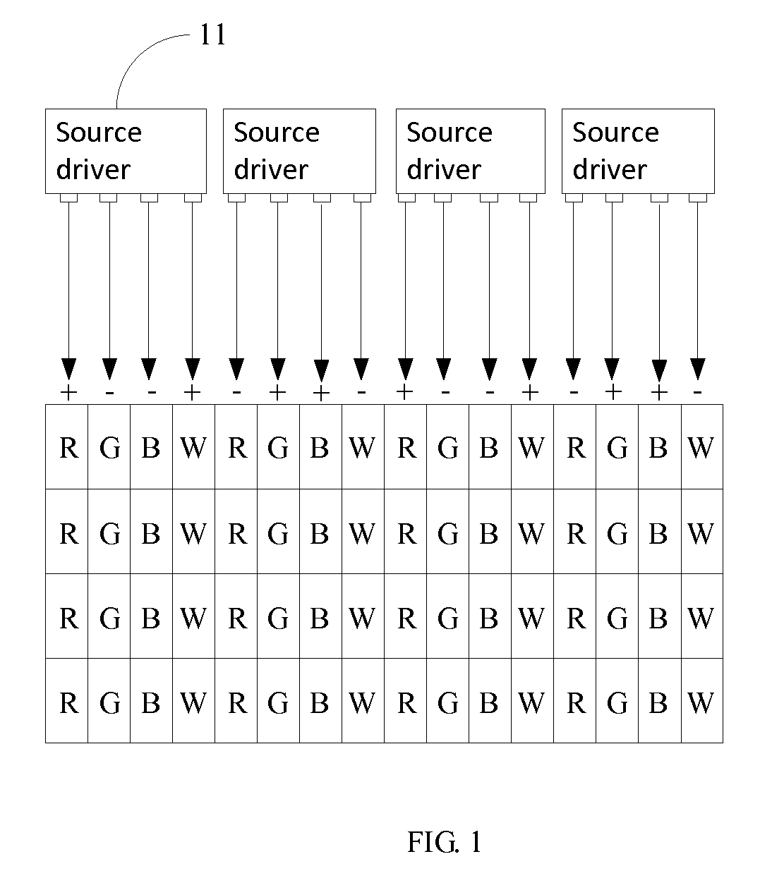 Liquid crystal panels and the driving circuits thereof